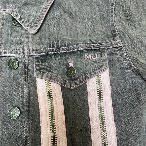 Marc Jacobs Denim Jacket Purple and light Pink- Super rare! - Picture 4 of 4